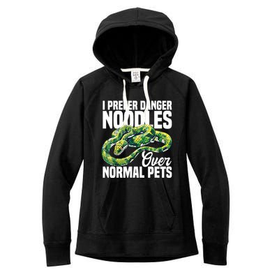 Green Tree Python Cage Reptile Keeper Snake Food Python Women's Fleece Hoodie