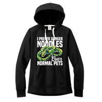 Green Tree Python Cage Reptile Keeper Snake Food Python Women's Fleece Hoodie