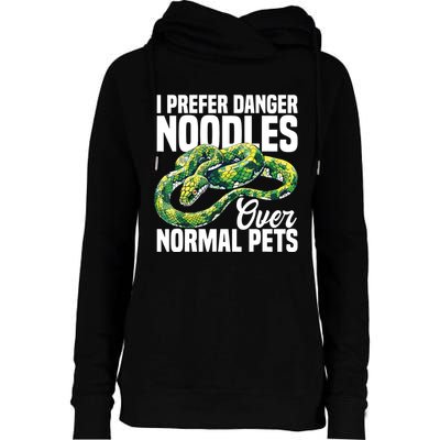 Green Tree Python Cage Reptile Keeper Snake Food Python Womens Funnel Neck Pullover Hood