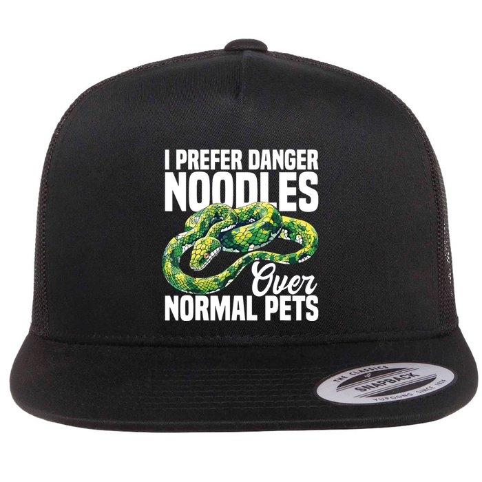 Green Tree Python Cage Reptile Keeper Snake Food Python Flat Bill Trucker Hat