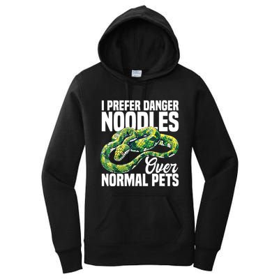 Green Tree Python Cage Reptile Keeper Snake Food Python Women's Pullover Hoodie