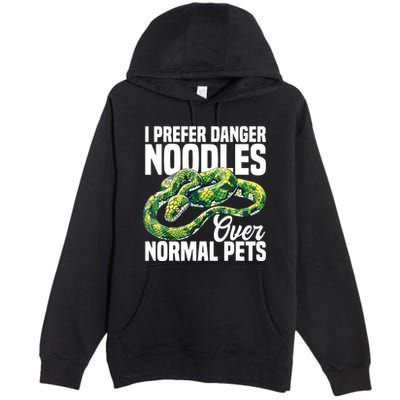 Green Tree Python Cage Reptile Keeper Snake Food Python Premium Pullover Hoodie