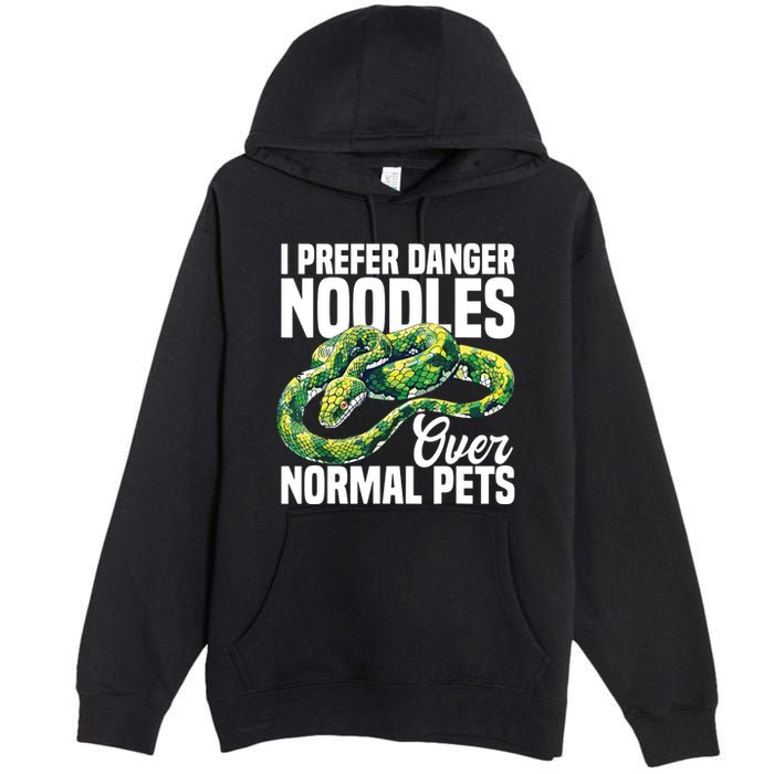 Green Tree Python Cage Reptile Keeper Snake Food Python Premium Pullover Hoodie
