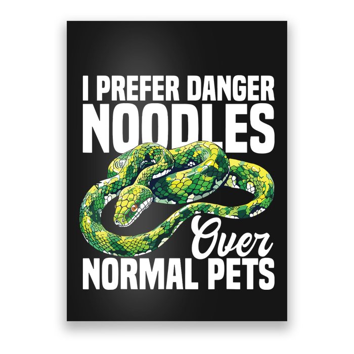 Green Tree Python Cage Reptile Keeper Snake Food Python Poster