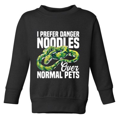 Green Tree Python Cage Reptile Keeper Snake Food Python Toddler Sweatshirt