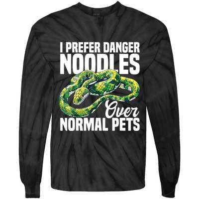 Green Tree Python Cage Reptile Keeper Snake Food Python Tie-Dye Long Sleeve Shirt