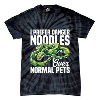 Green Tree Python Cage Reptile Keeper Snake Food Python Tie-Dye T-Shirt
