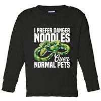 Green Tree Python Cage Reptile Keeper Snake Food Python Toddler Long Sleeve Shirt