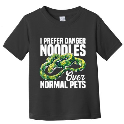 Green Tree Python Cage Reptile Keeper Snake Food Python Toddler T-Shirt