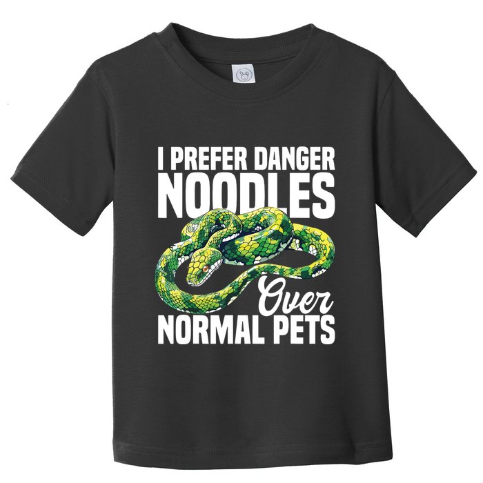 Green Tree Python Cage Reptile Keeper Snake Food Python Toddler T-Shirt