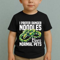 Green Tree Python Cage Reptile Keeper Snake Food Python Toddler T-Shirt