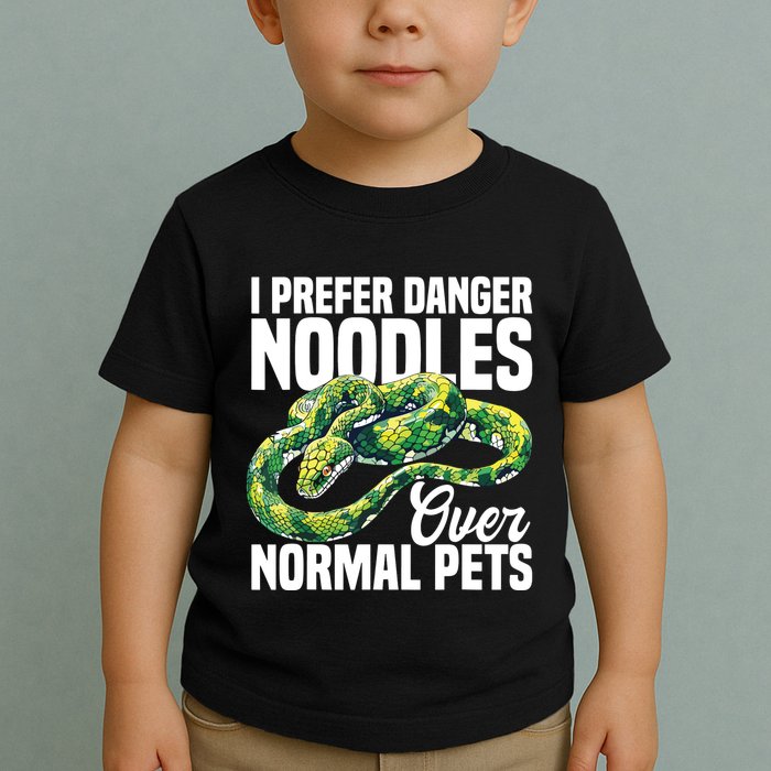 Green Tree Python Cage Reptile Keeper Snake Food Python Toddler T-Shirt