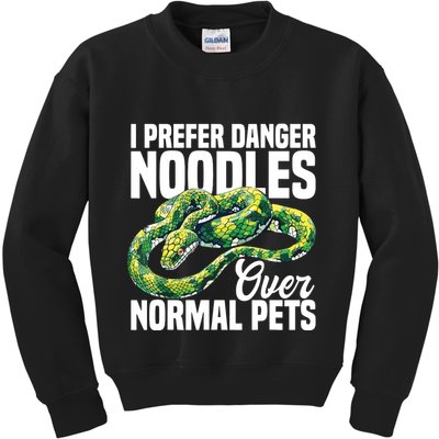Green Tree Python Cage Reptile Keeper Snake Food Python Kids Sweatshirt