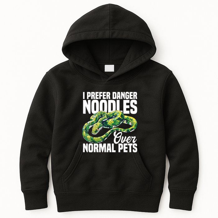 Green Tree Python Cage Reptile Keeper Snake Food Python Kids Hoodie