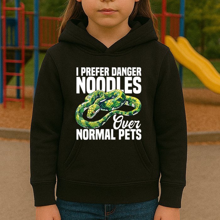 Green Tree Python Cage Reptile Keeper Snake Food Python Kids Hoodie