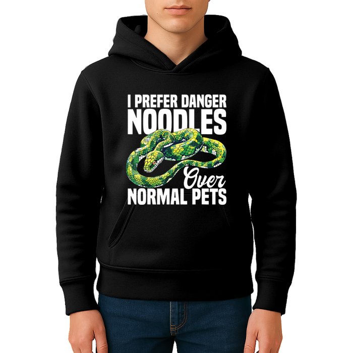 Green Tree Python Cage Reptile Keeper Snake Food Python Kids Hoodie
