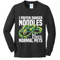 Green Tree Python Cage Reptile Keeper Snake Food Python Kids Long Sleeve Shirt