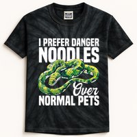 Green Tree Python Cage Reptile Keeper Snake Food Python Kids Tie-Dye T-Shirt