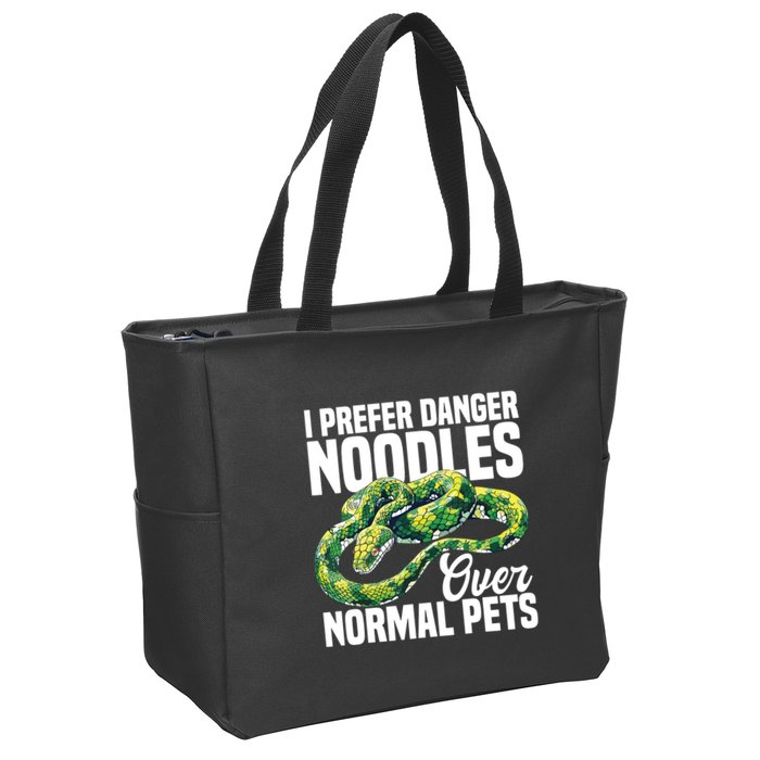 Green Tree Python Cage Reptile Keeper Snake Food Python Zip Tote Bag