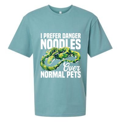 Green Tree Python Cage Reptile Keeper Snake Food Python Sueded Cloud Jersey T-Shirt