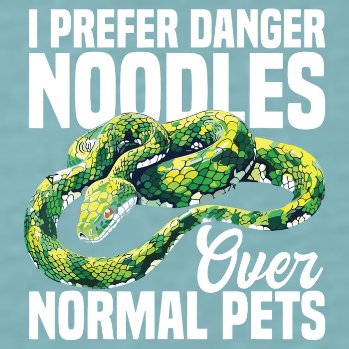 Green Tree Python Cage Reptile Keeper Snake Food Python Sueded Cloud Jersey T-Shirt
