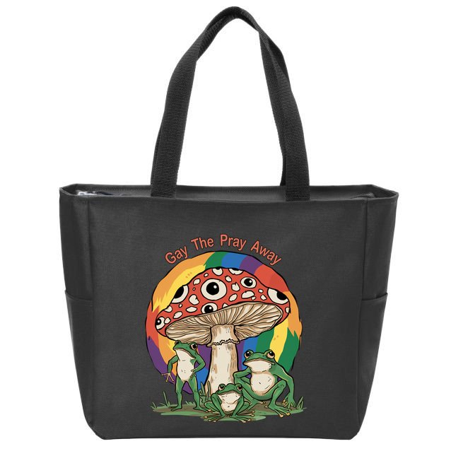 Gay The Pray Away Human Rights Lgbt Pride Month Zip Tote Bag
