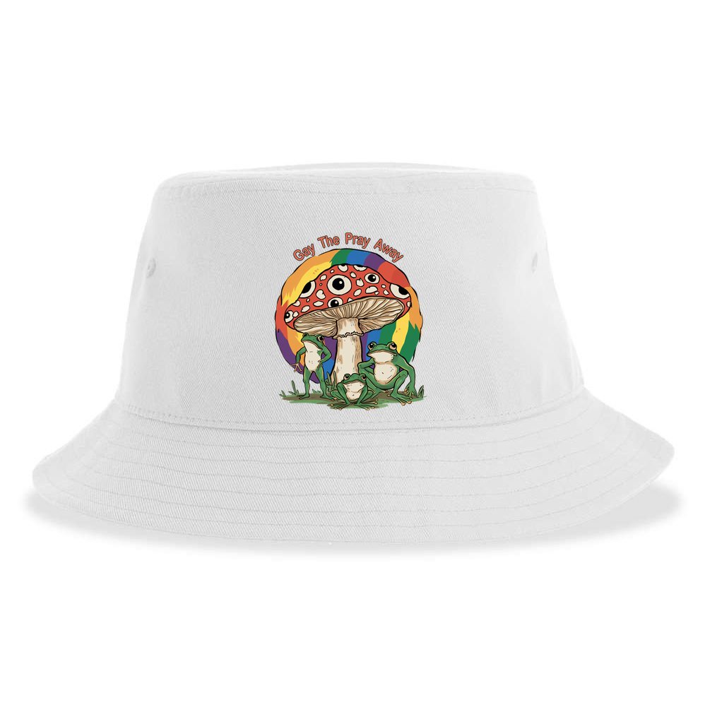 Gay The Pray Away Human Rights Lgbt Pride Month Sustainable Bucket Hat