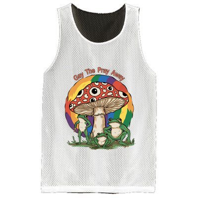 Gay The Pray Away Human Rights Lgbt Pride Month Mesh Reversible Basketball Jersey Tank