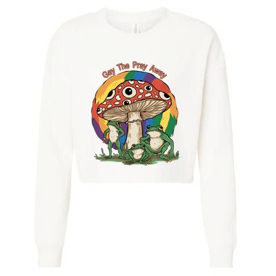 Gay The Pray Away Human Rights Lgbt Pride Month Cropped Pullover Crew
