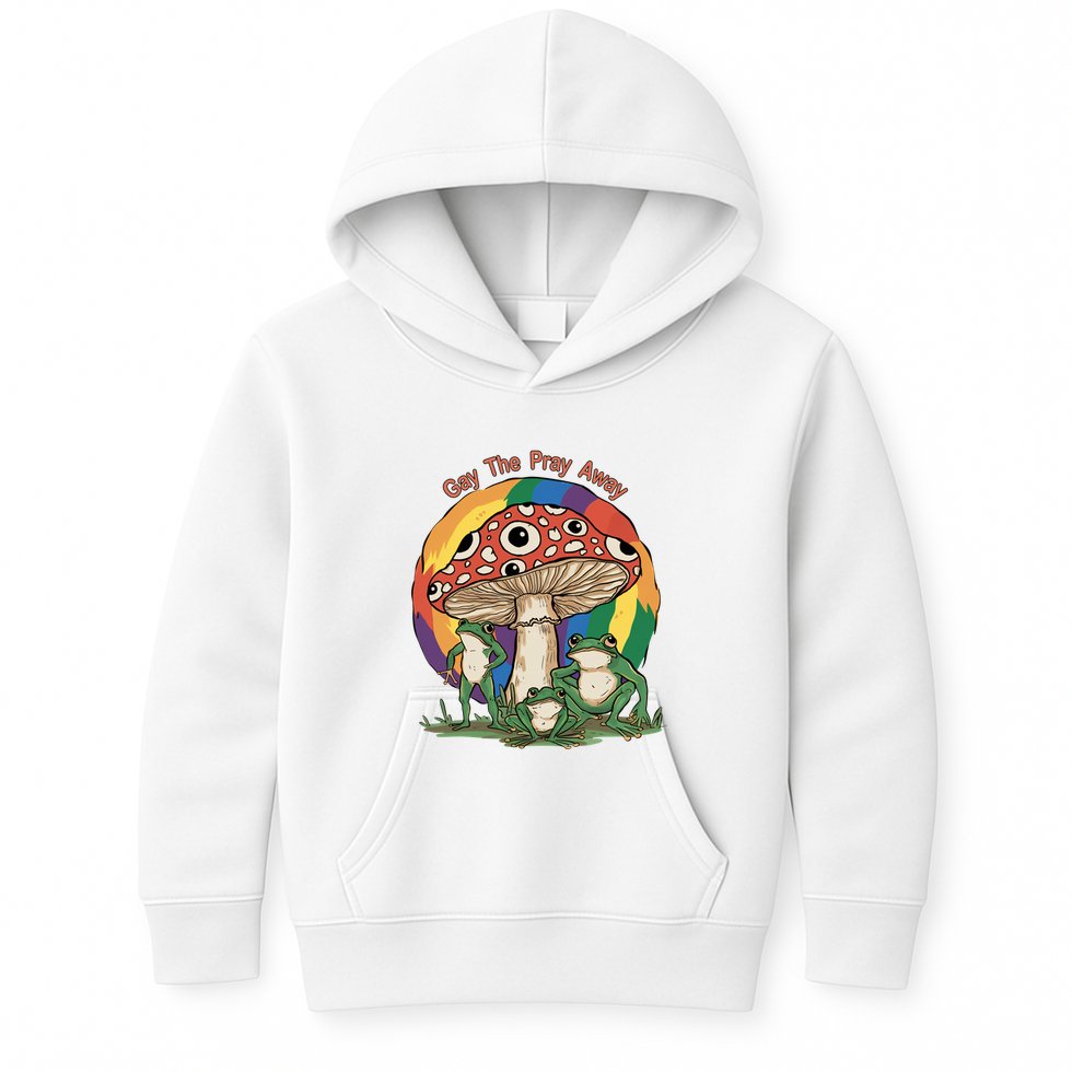 Gay The Pray Away Human Rights Lgbt Pride Month Kids Hoodie