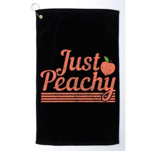 Georgia The Peach State Peachy Platinum Collection Golf Towel