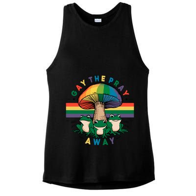 Gay The Pray Away Lgbt Community Ladies PosiCharge Tri-Blend Wicking Tank