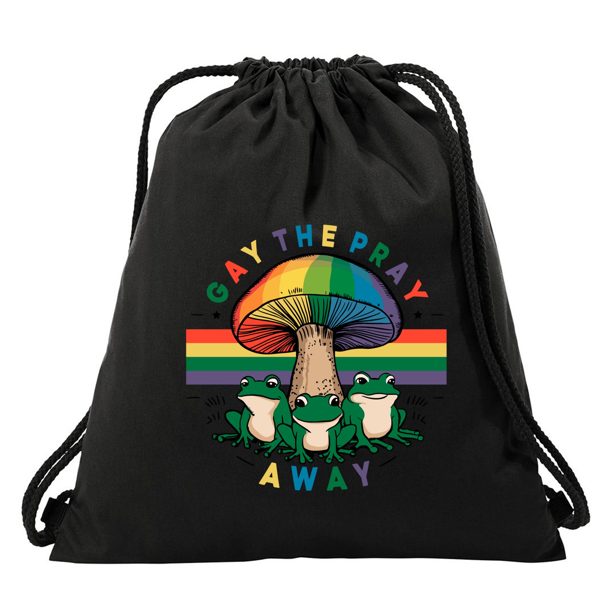 Gay The Pray Away Lgbt Community Drawstring Bag
