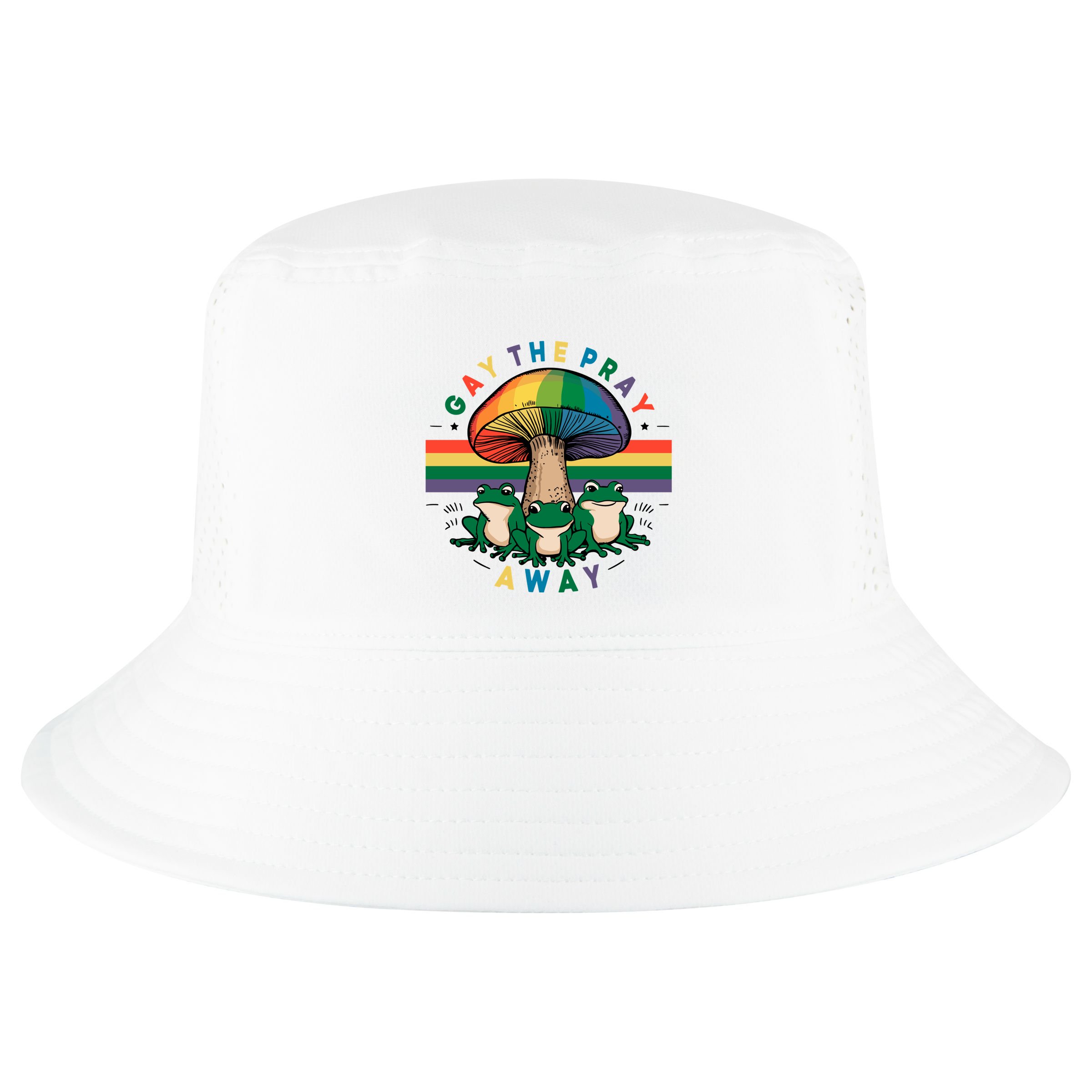 Gay The Pray Away Lgbt Community Cool Comfort Performance Bucket Hat