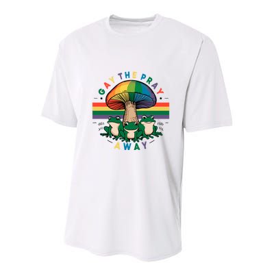 Gay The Pray Away Lgbt Community Youth Performance Sprint T-Shirt
