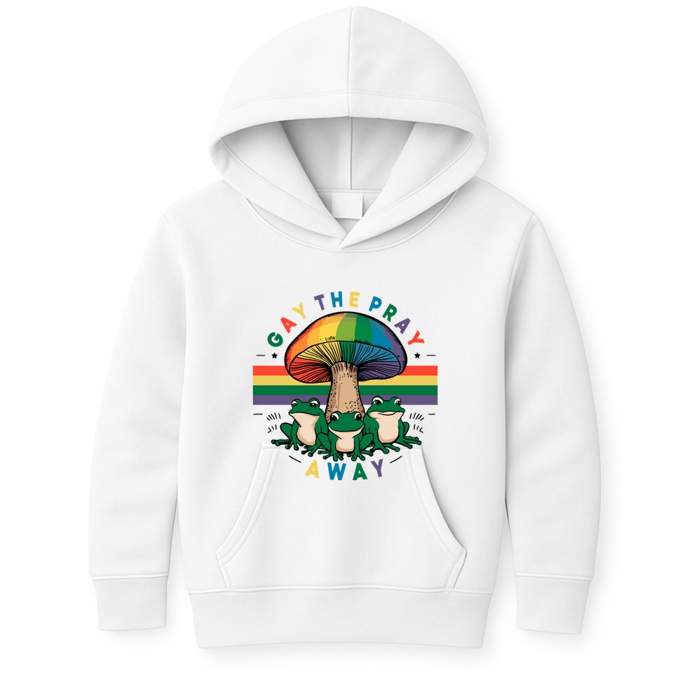 Gay The Pray Away Lgbt Community Kids Hoodie