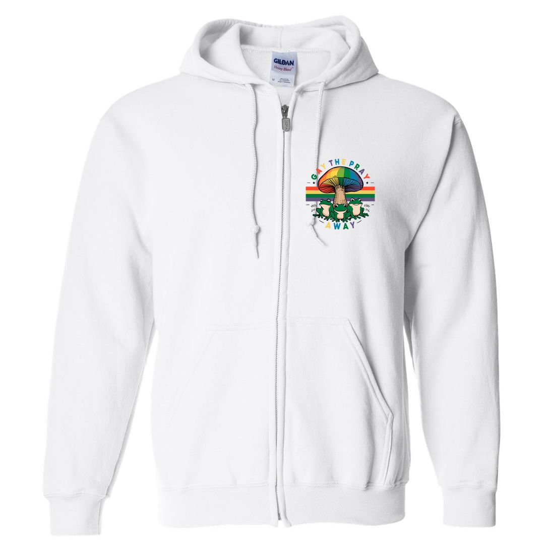Gay The Pray Away Lgbt Community Full Zip Hoodie