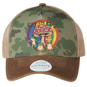 Gay The Pray Away Lgbt Frog Legacy Tie Dye Trucker Hat