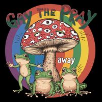 Gay The Pray Away Lgbt Frog Drawstring Bag