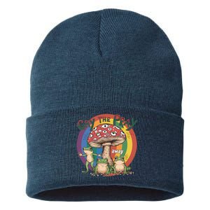 Gay The Pray Away Lgbt Frog Sustainable Knit Beanie