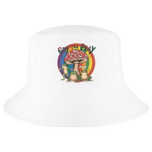 Gay The Pray Away Lgbt Frog Cool Comfort Performance Bucket Hat