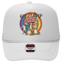 Gay The Pray Away Lgbt Frog High Crown Mesh Back Trucker Hat