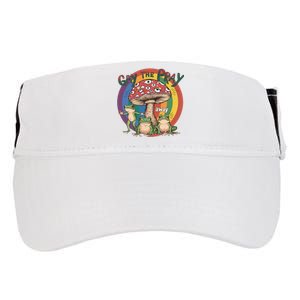 Gay The Pray Away Lgbt Frog Adult Drive Performance Visor