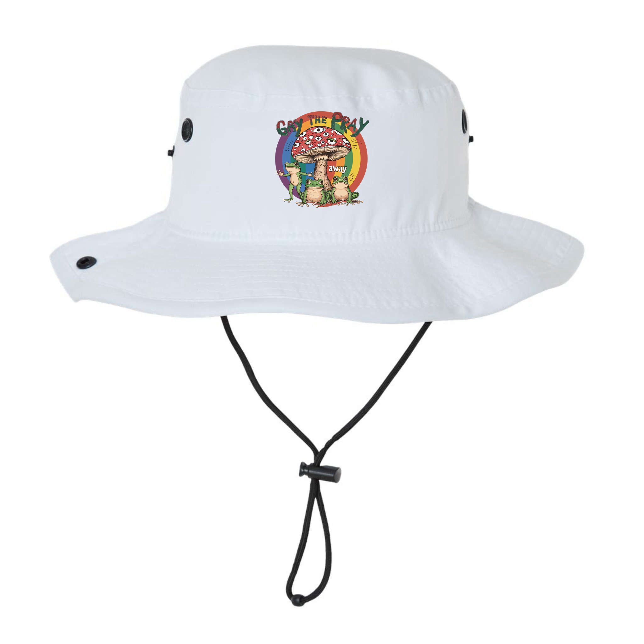 Gay The Pray Away Lgbt Frog Bucket Hat
