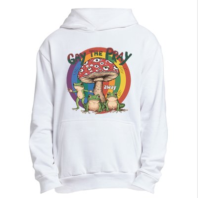 Gay The Pray Away Lgbt Frog Urban Pullover Hoodie