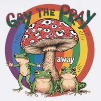 Gay The Pray Away Lgbt Frog Premium T-Shirt