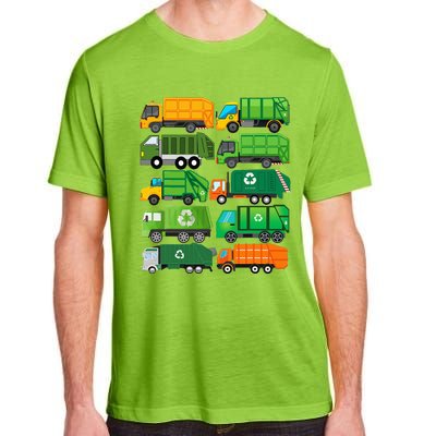 Garbage Truck Recycling Day Trash Waste Separation Birthday Adult ChromaSoft Performance T-Shirt