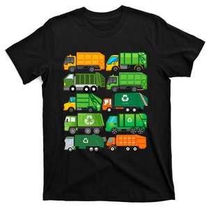 Garbage Truck Recycling Day Trash Waste Separation Birthday T-Shirt