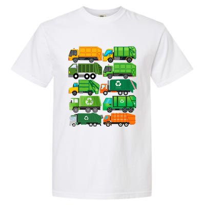 Garbage Truck Recycling Day Trash Waste Separation Birthday Garment-Dyed Heavyweight T-Shirt