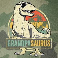 Grandpasaurus T Rex Dinosaur Grandpa Saurus Family Matching Legacy Tie Dye Trucker Hat